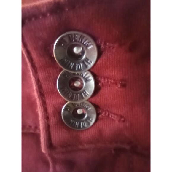 Set 4 Jeans Hot Topic 1 Burgundy Black (3) Skinny High Waist Stretch Denim Pants - Picture 4 of 16